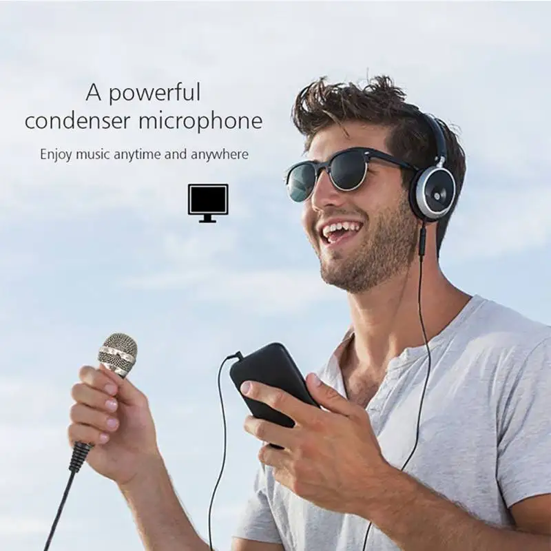 11 мини настольный конденсатор микрофон Plug and Play Home Studio Podcast Запись для домашнего