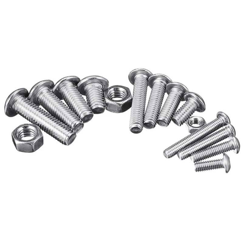 

515Pcs Mxsh4 M3/M4/M5 Stainless Steel Machine Screws and Nut Kits & 200 Pcs Nylon Screws Plastic R-Type Cable Clamps