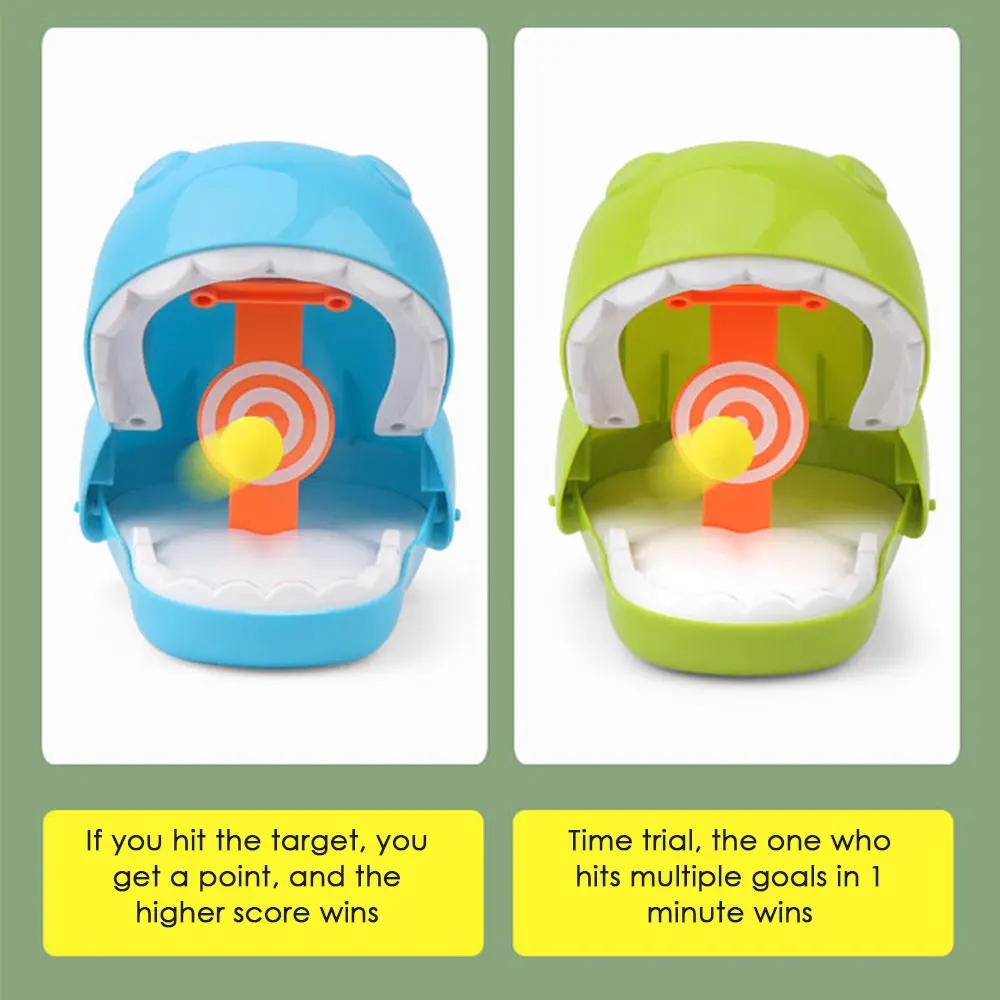 

Children Novel Shooting Games Dinosaur Toys With 8 Foam Balls Air-Powered Gun Hungry Shooting Target For Boys Birthday Gift