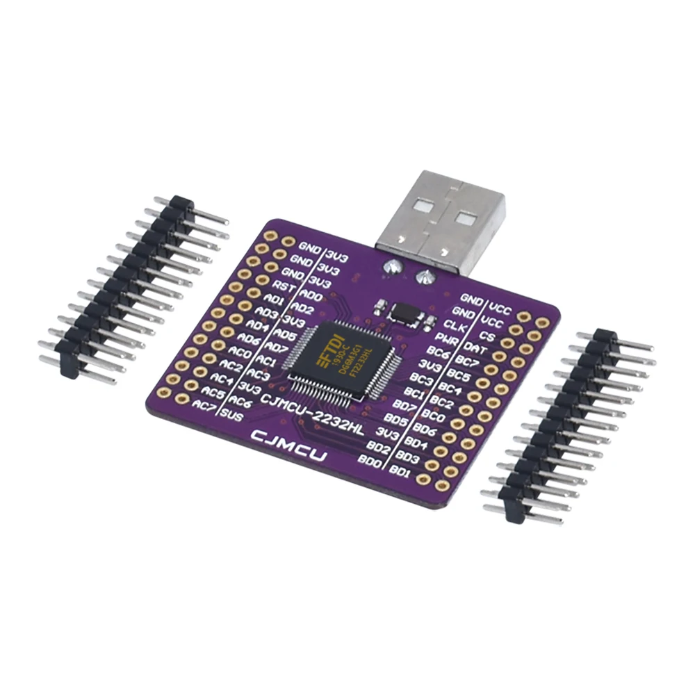 Флюоресцентный USB-Модуль UART FIFO SPI I2C JTAG RS232 FT2232HL