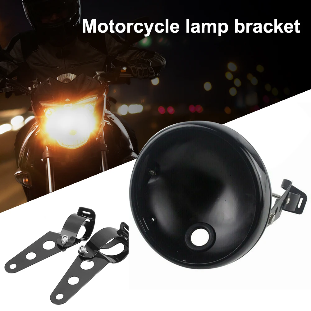Мотоциклетный 7 дюймовый круглый налобный фонасветильник лампа корпус ведра +
