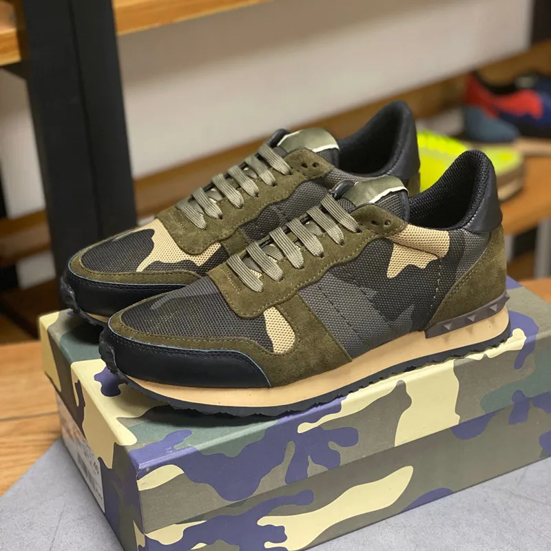 

2021, модные летние мужские классические спортивные кроссовки, дизайнерская камуфляжная спортивная обувь ArmyGreen, черная, дышащая Спортивная о...