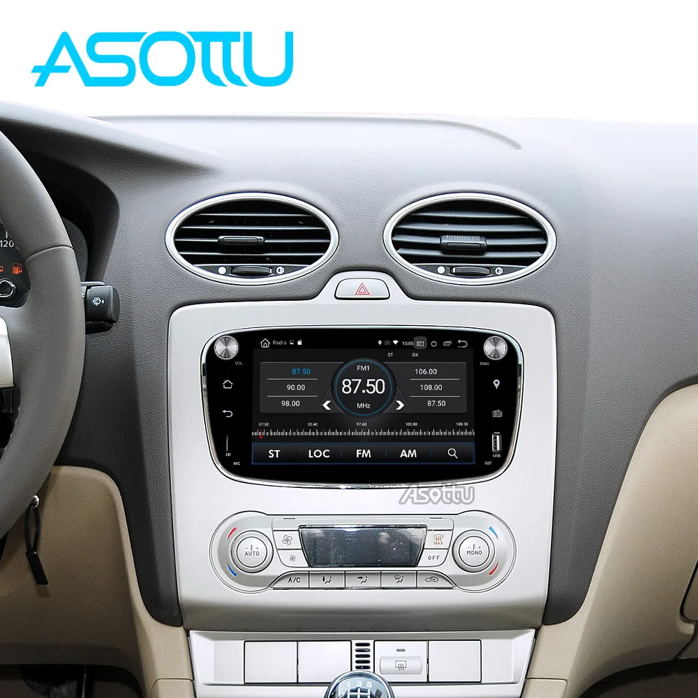 Автомобильный мультимедийный плеер на Android 9 0 для Ford focus 2 Mondeo C max galaxy S Tran радио
