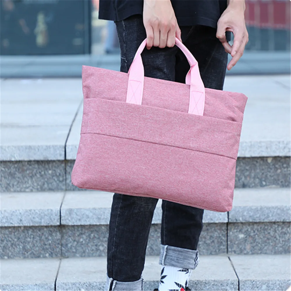 Большая вместительная сумка унисекс для ноутбука, сумка, легкий портфель на одно плечо, деловая Повседневная сумка для ноутбука 13 дюймов от AliExpress WW