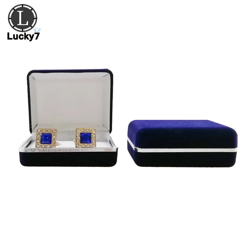 100 шт./лот коробка для хранения запонок витрин Классическая модная Подарочная