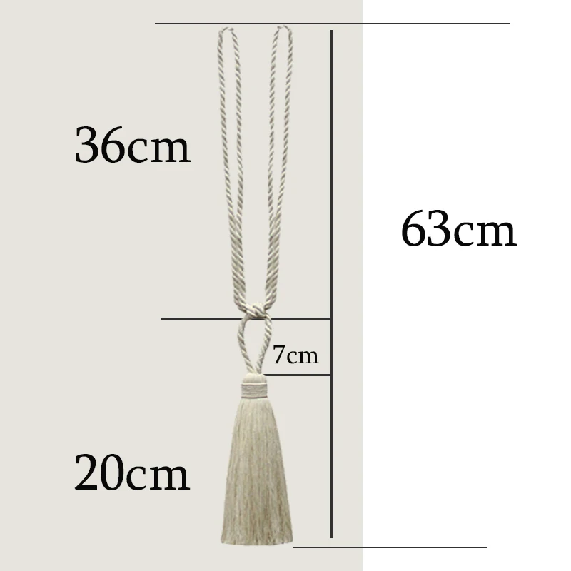 1 шт. белые аксессуары зажимы для штор ручного плетения с кисточкой | Дом и сад