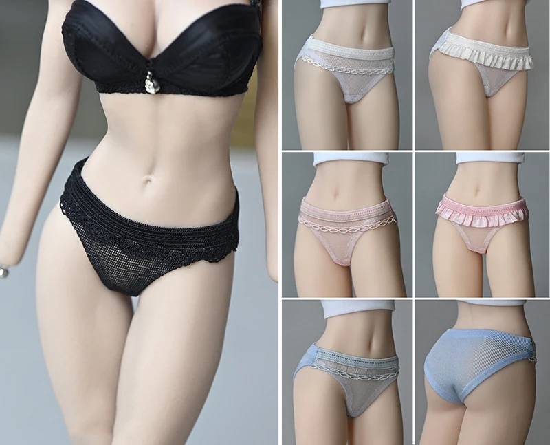 

1/6 Female Soldier Accessories Lace Panties Model for 12 Inch Ph Tbl Body Doll