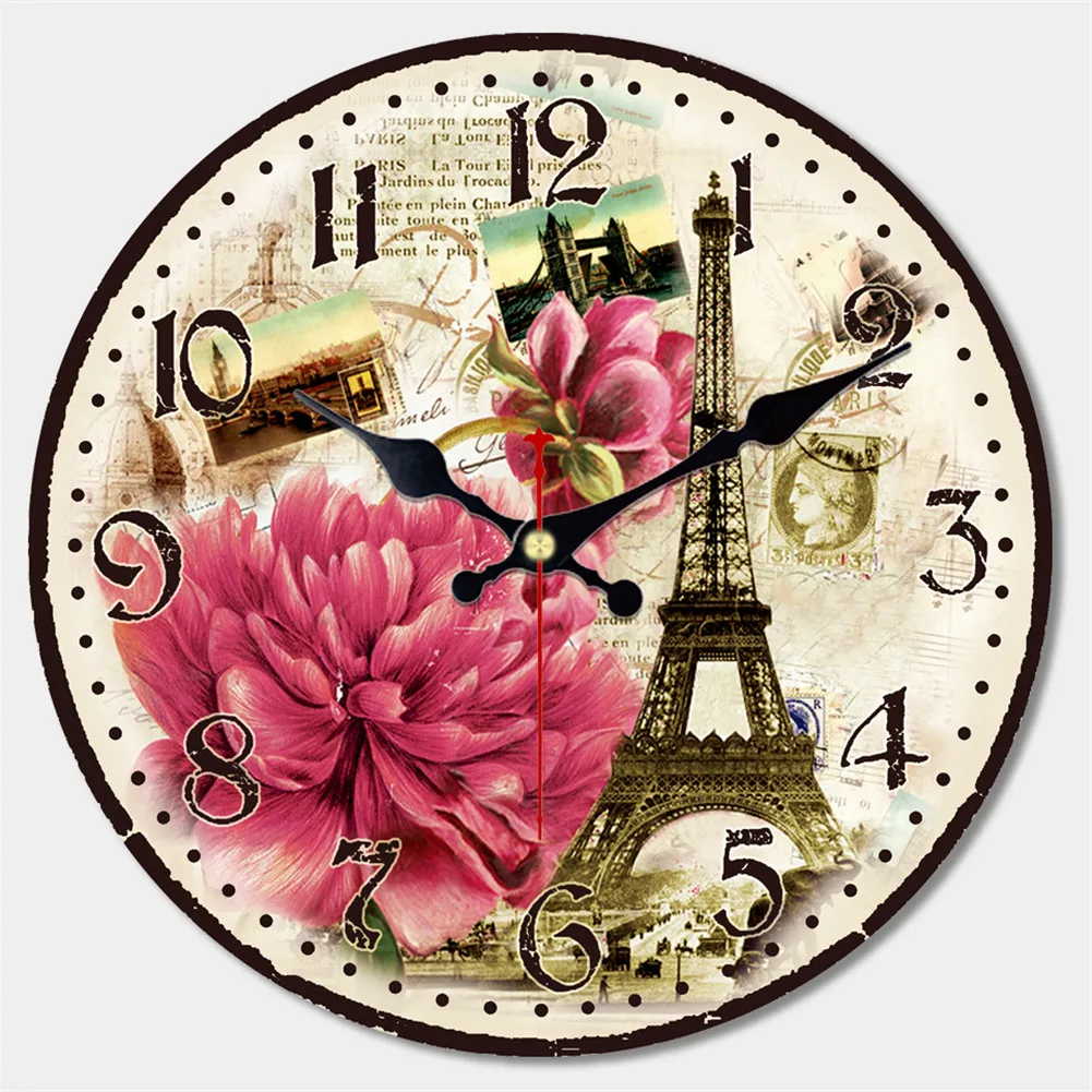 Романтический с оригинальными рисунками &quotПарижская башня цветочным узором