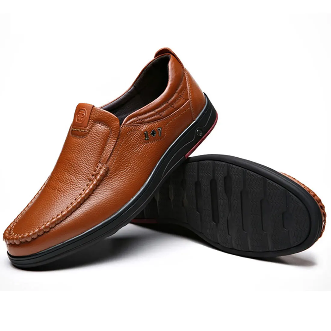 

Men Genuine Leather Casual Shoes Handmade Men Leather Shoes Skid-proof Classical Moccasins For Male Business Casual Shoes