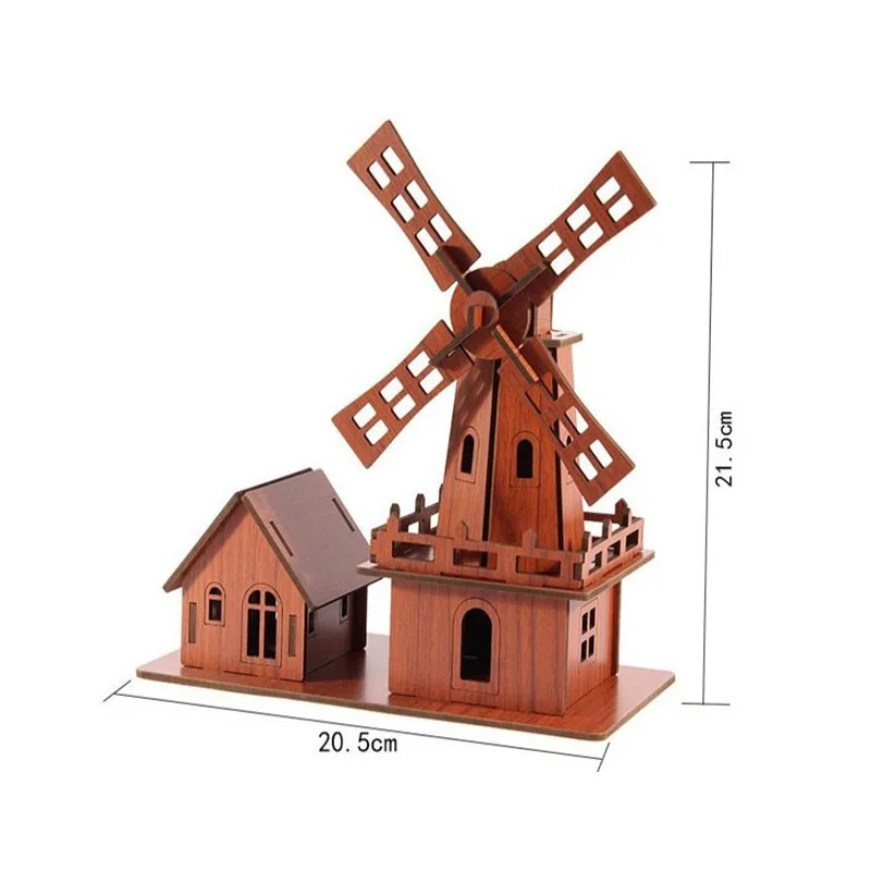 1 шт. детский деревянный 3D-пазл-головоломка |