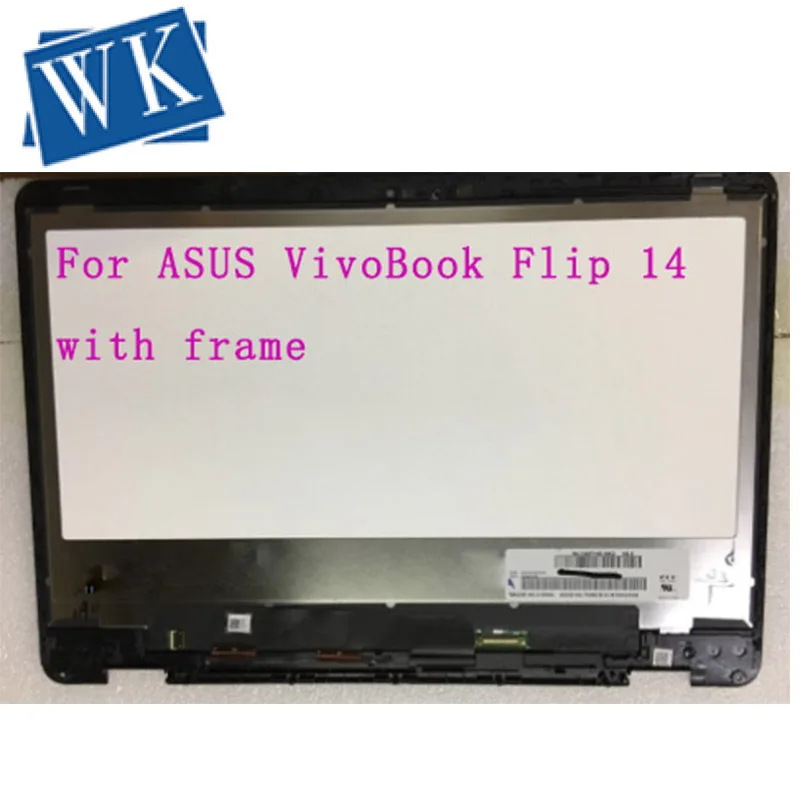 ЖК-дисплей для ASUS VivoBook Flip 14 TP410 TP410UA сенсорный экран в сборе 1920*1080 с рамкой оригинал