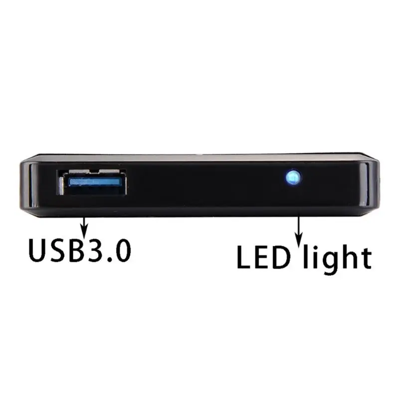 2 5 дюймовый жесткий диск USB 3 0 HDD SSD твердотельный чехол внешний корпус 63HD|Жёсткие
