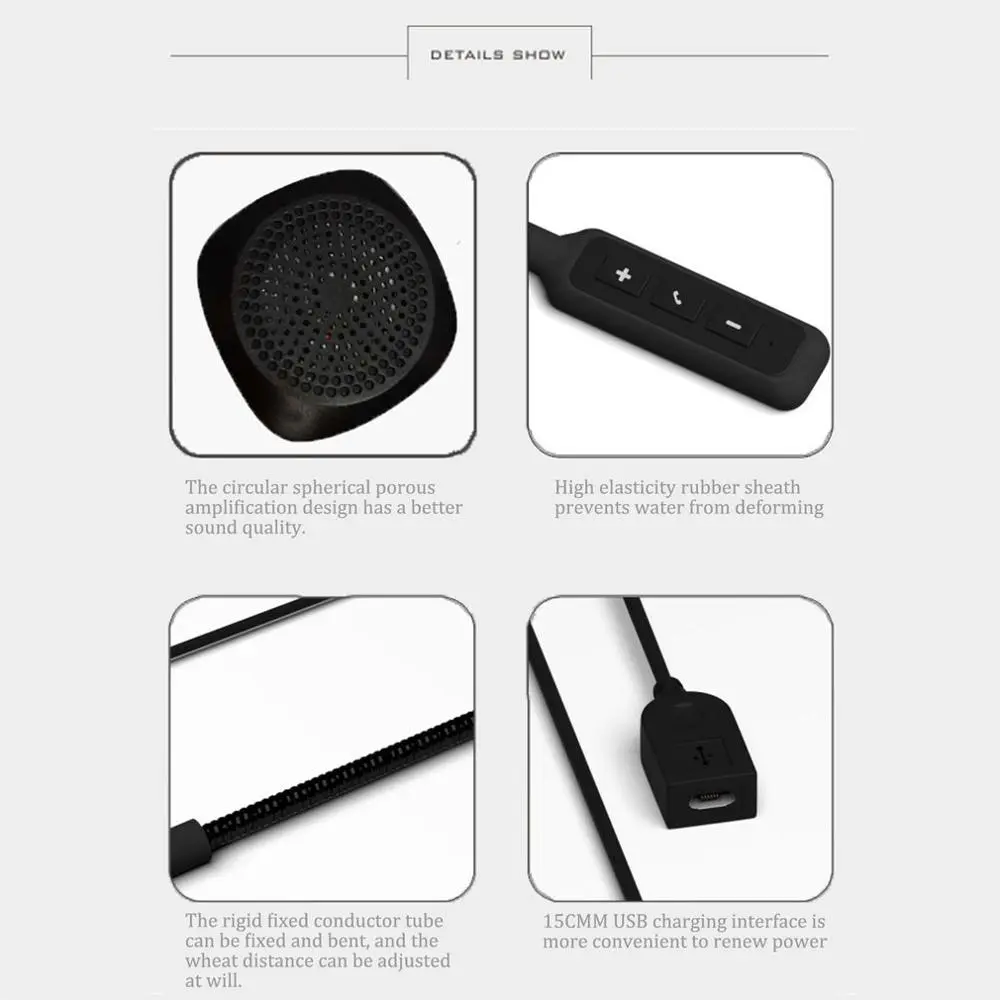 

MH03 Motorcycle Helmet Headset Motorcycle Handsfree Headphone for Music GPS Car styling Universal Motorbike Handsfree Headset