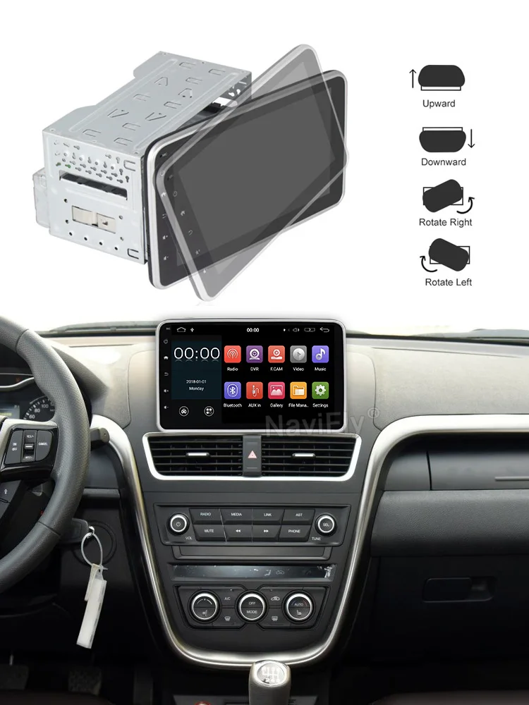 Android9.0 wifi 4G 2din 1din Универсальная автомобильная радио gps кассета с BT RDS DVR Камера просмотра OBD2 carplay