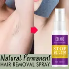 Мощный Перманентный безболезненный волос спрей для удаления волос крем для волос ингибитор роста сжимает поры кожи гладкой восстанавливающая эссенция, Dorpshopper