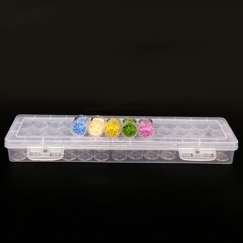 Ящик для хранения аксессуаров 39 бутылок инструменты вышивки картин со стразами