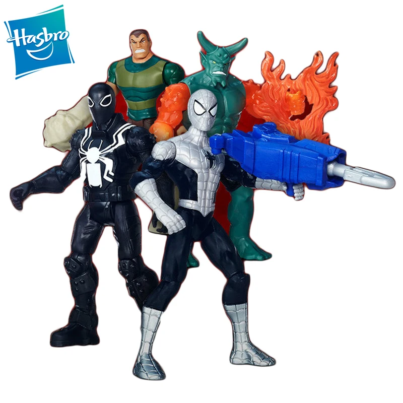 Hasbro Марвел Мстители паук Человек паутинки Городская серия и сендмен Веном против