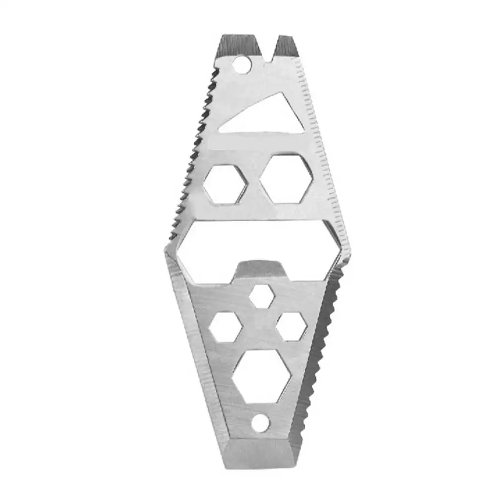 Уличный многофункциональный ключ-брелок из нержавеющей стали шестигранный