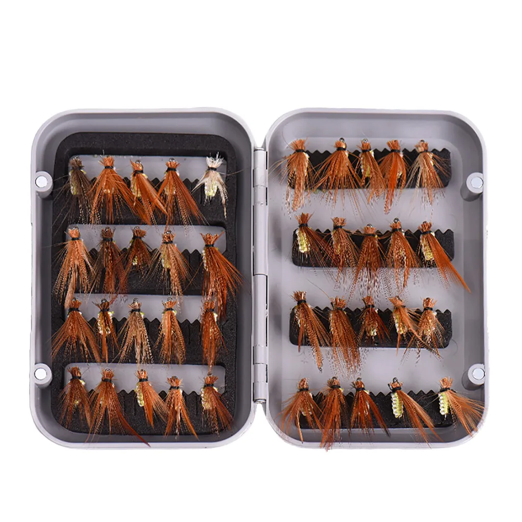 40 шт. реалистичные Scud крючки для ловли нахлыстом форели искусственная приманка