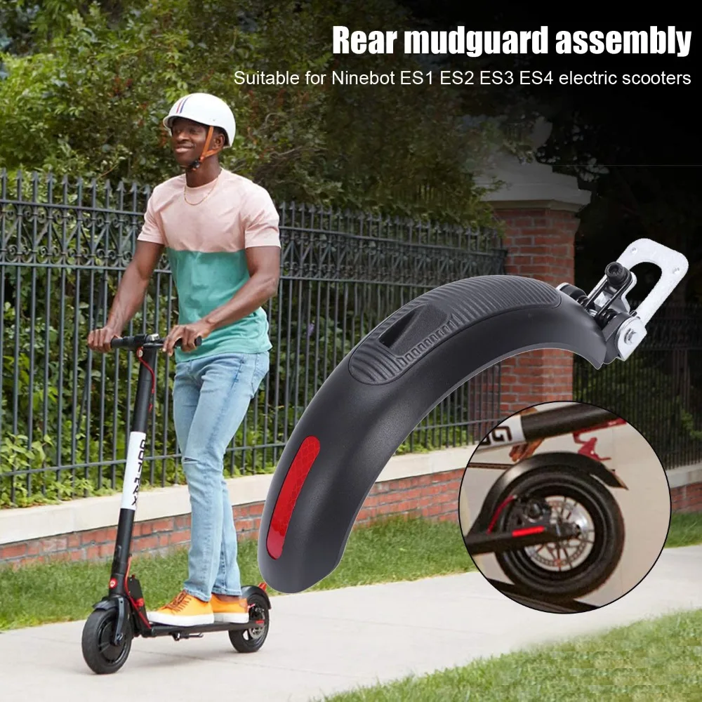 

Scooter Rear Mudguard Set Electric Scooter Rear Mud Guard Kit for Ninebot ES1 ES2 ES3 ES4 Accessories Replacement Scooter Partss