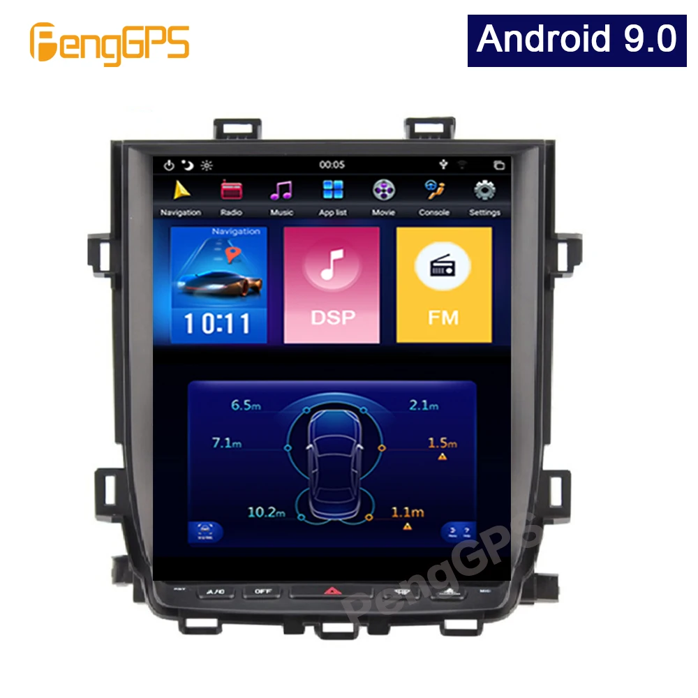 Автомобильный мультимедийный плеер Android 9 0 GPS навигатор для Toyota Alphard 2007 2013 стерео