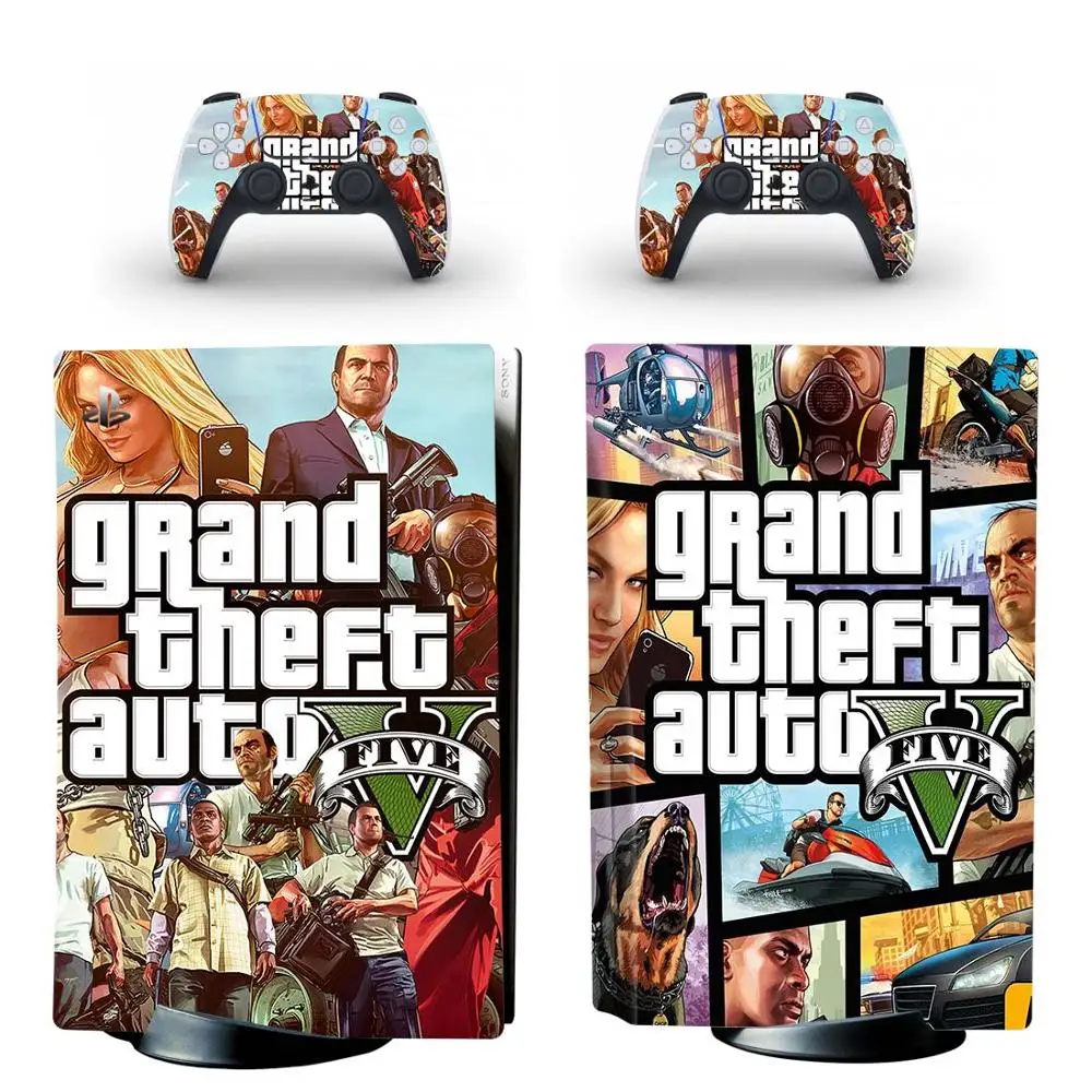 Стикеры Grand Theft Auto V GTA 5 PS5 для консоли PlayStation и контроллеров | Электроника