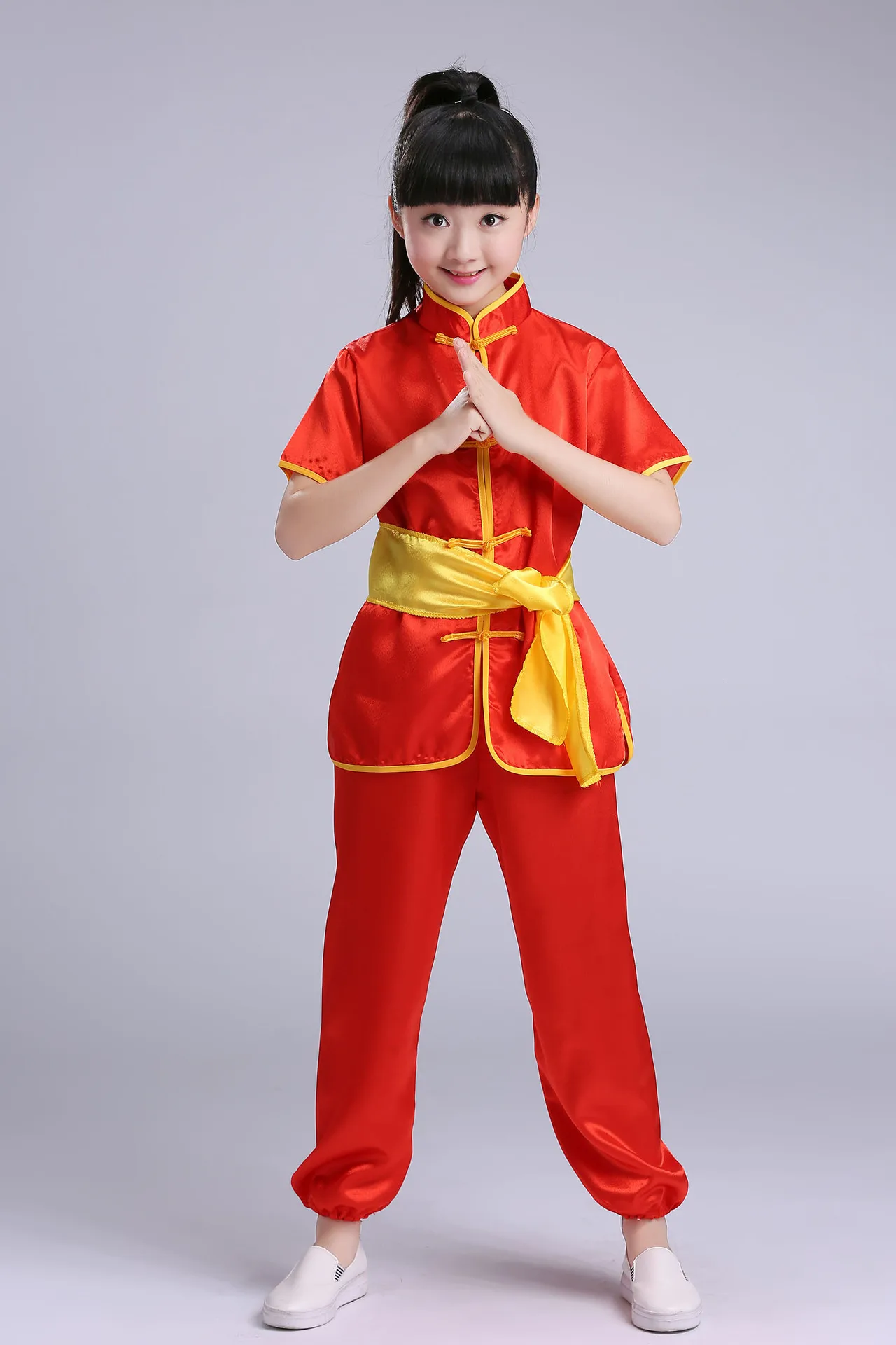 Традиционная китайская одежда ушу для мальчиков униформа боевых искусств костюм