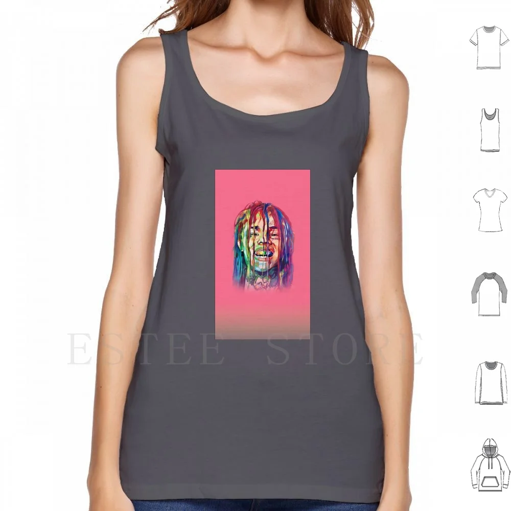 

Майка Sixnine без рукавов Sixnine 69 6Sixnine9 Rainbow Shark Gooba