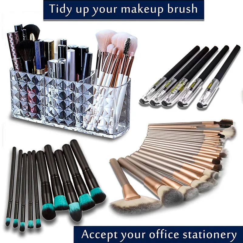 Акриловая косметическая коробка для хранения органайзер макияжа губная помада