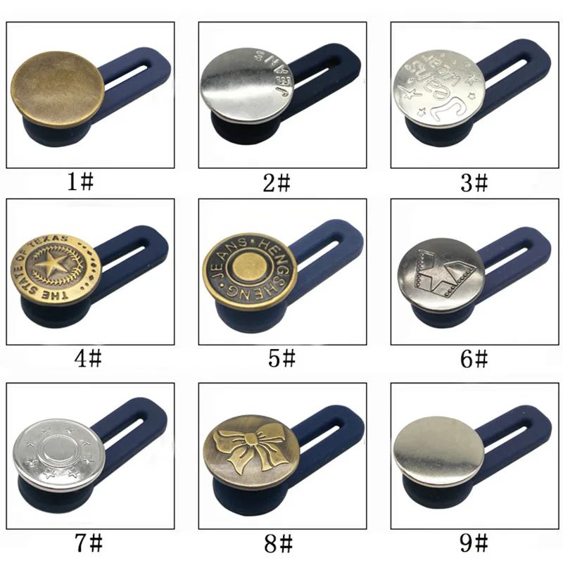 

Высококачественные и модные съемные пуговицы из Джерси без гвоздей, металлические пуговицы с расширенной талией, Артефакт с регулируемой т...