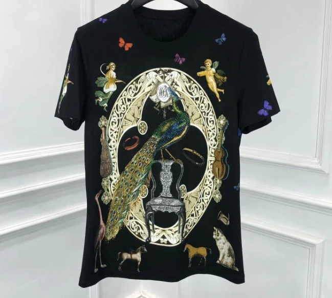 

Новое поступление 2020, мужские футболки 20ss с бриллиантами