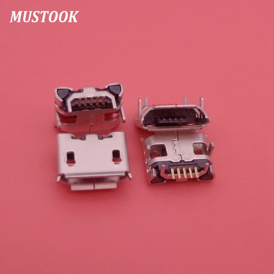 

500pcs/lot Micro 5pin usb connector charging port for Lenovo L-PAD A1-07 A390E A560 HuaWei C8600 C8500 U8150 U8800 and other