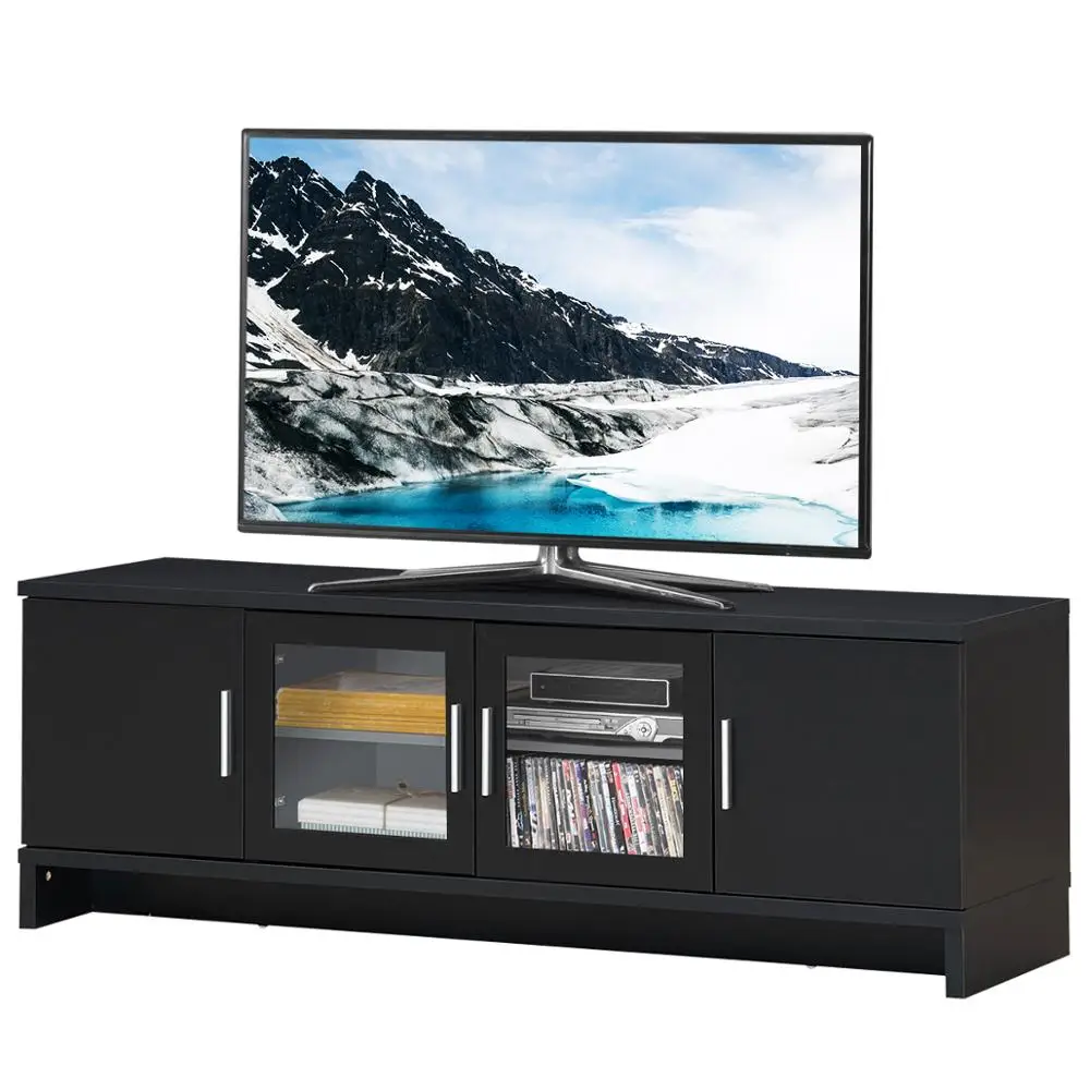 Media Entertainment Center For Tv's Up To 70" W/ Storage Cab