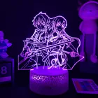 3D аниме меч искусство онлайн светодиодный светильник Kirito и Asuna фигурка светильник Девочки свет Манга подарок Прямая поставка