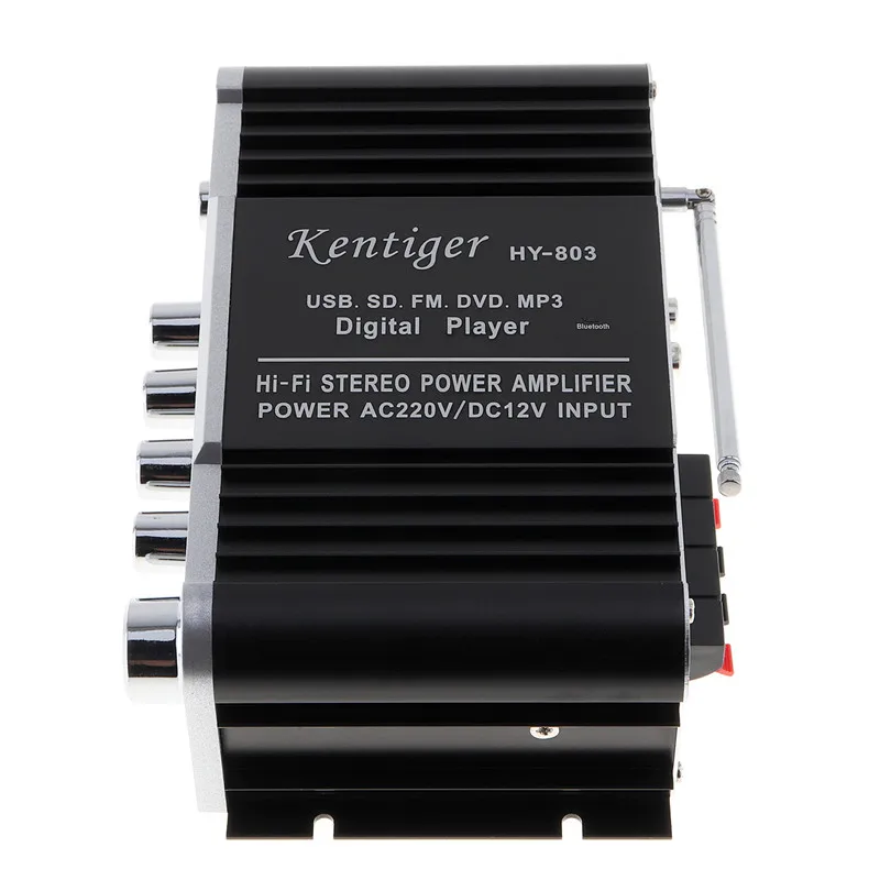 HY-803 2CH Hi-Fi Bluetooth автомобильный аудио усилитель мощности fm-радио плеер SD USB DVD MP3 вход fm-радио приемник для автомобиля мотоцикла