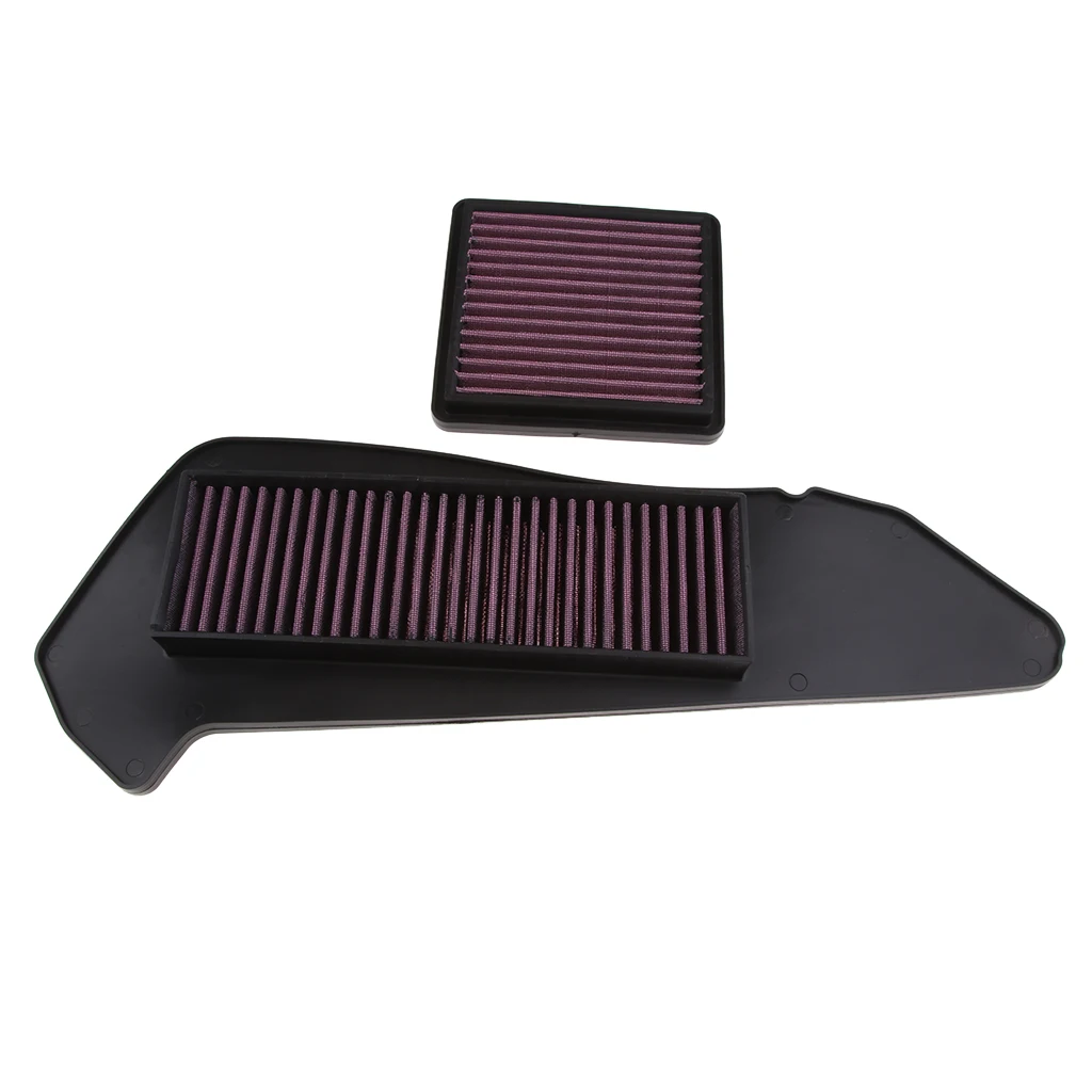 2 шт. мотоциклетные воздухозаборный фильтр очиститель для Yamaha XMAX 250 300 X MAX |