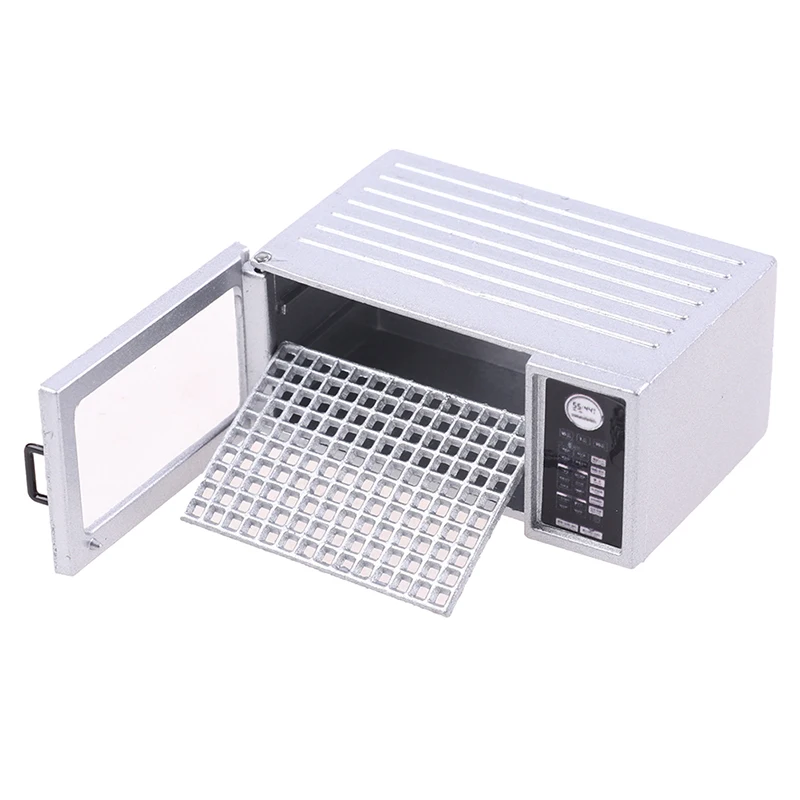 

2022 New Microwave Oven Doll Mini Food Simulation Furniture Toy Accessories 1/12 Miniature Dollhouse