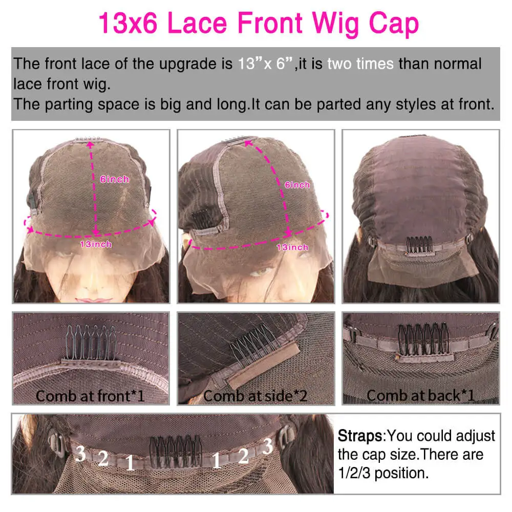 

Blonde Colored Human Hair Wig Glueless Brown 18# Water Wave Lace Frontal Remy Wigs For Black Women Pre Plucked 13X6 Lace Wigs