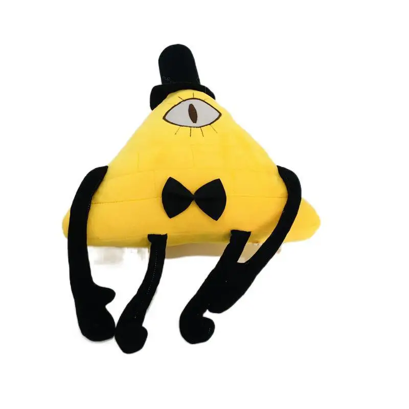 

Bill Cipher plush toy cute creativity stuffed pillows doll Halloween gift for children cartoon anime peluches toys 28cm