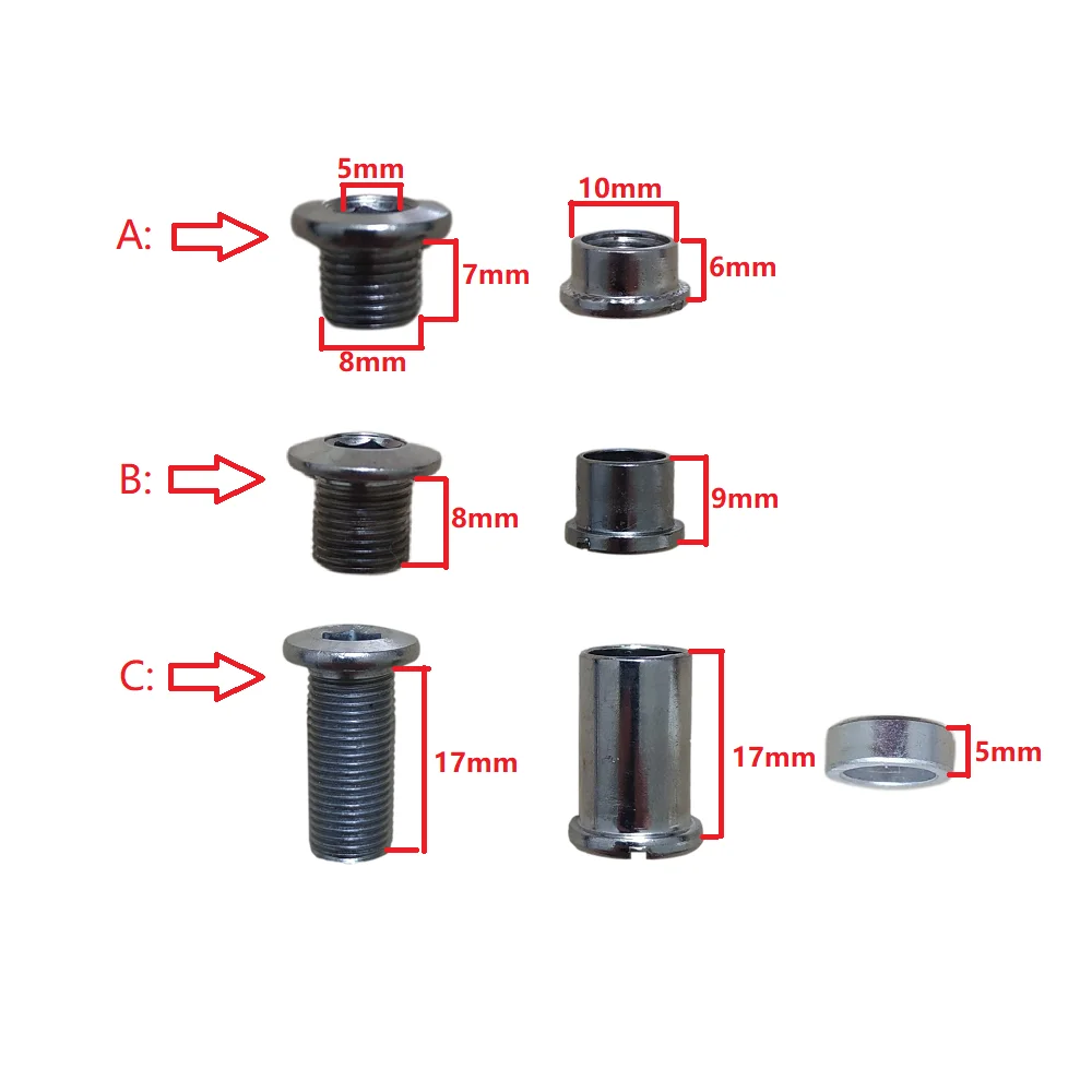 Цепное колесо фиксация дискового болта гайки звездочки Запчасти для дорожного