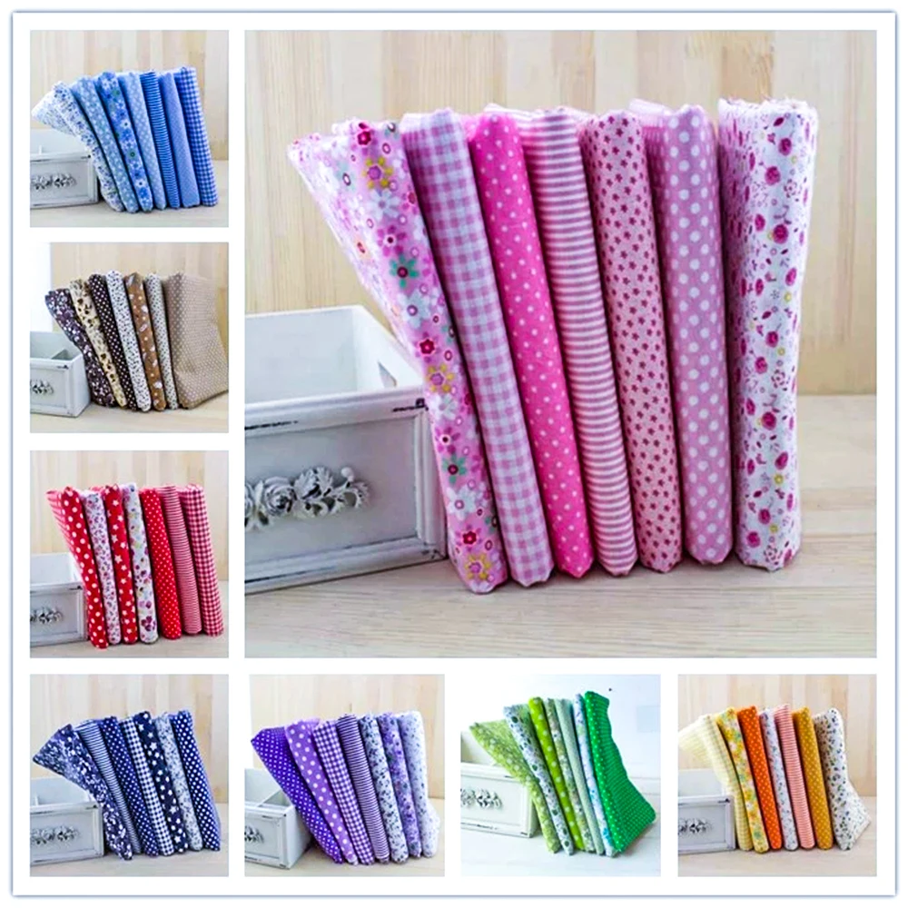 Booksew хлопчатобумажная ткань 8 компл./лот 50 см x жира четверти лоскутное шитье