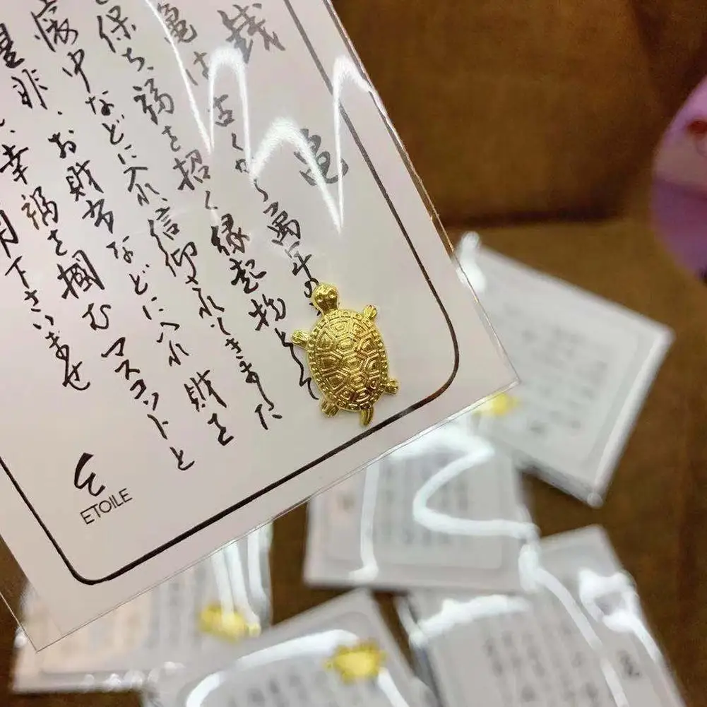 

Japanese Money Turtle Asakusa Temple Small Golden Tortoise Guarding Praying Lucky Wealth Home Decoration Lucky Gift