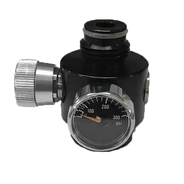 Black CO2 тегулятор G1/2 регулятор давления CO2 ЦИЛИНДР клапан 0-300PSI Пейнтбол сжатия воздуха/Co2 Регулируемый регулятор - Цвет: Black