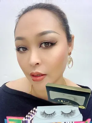 

Ресницы из 100% норки с объемными густыми короткими черными стеблевыми ресницами, министры иностранных дел, Модные накладные ресницы