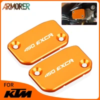 450exc r motorcycle cnc aluminum front brake reservoir fluid tank cover accessories for ktm 450 exc r excr 2008