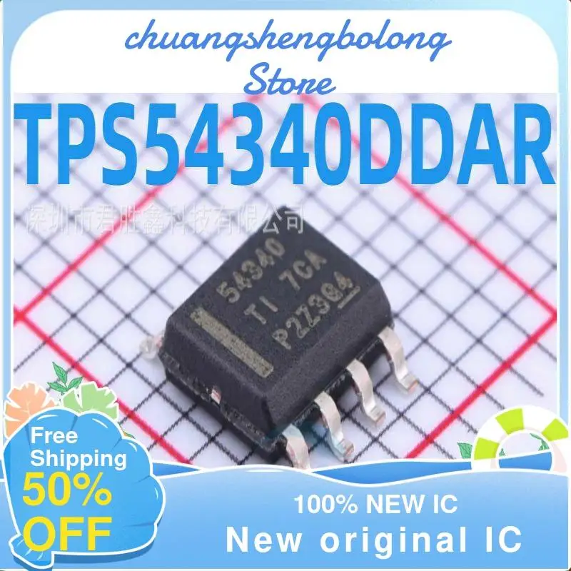 

10-200PCS TPS54340 TPS54340DDAR 54340 SOP8 nuevo original
