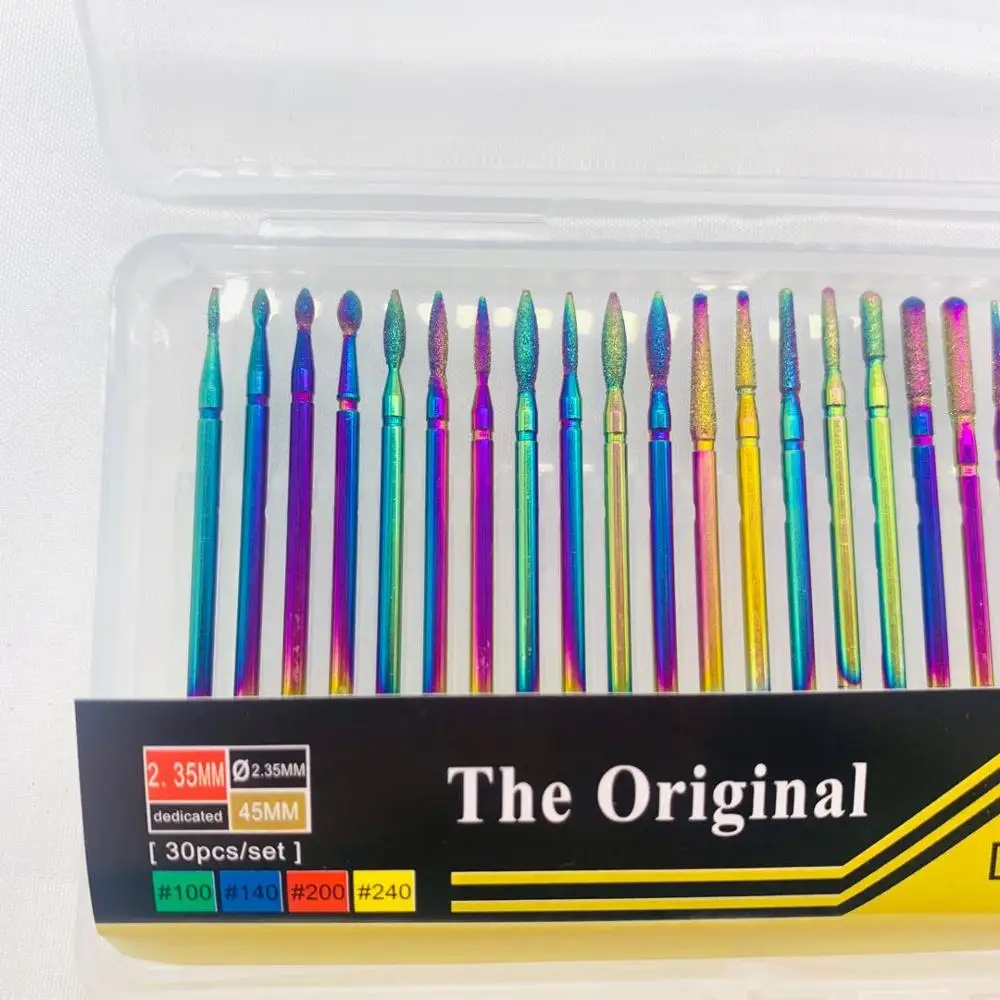 Набор твердосплавных фрез для маникюра 30 шт. | Красота и здоровье