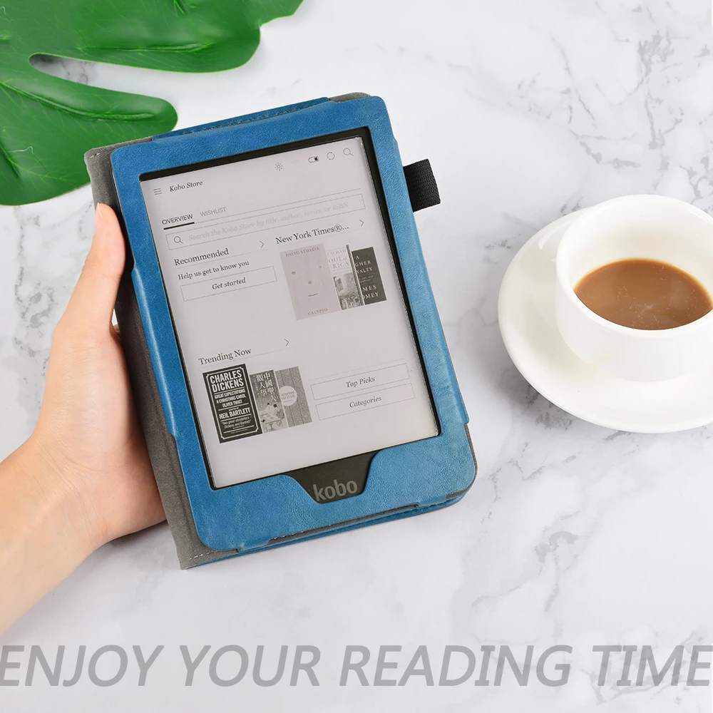 Роскошный чехол для нового Kobo Clara HD 6 ''Ereader Folio чехол с держателем для руки для Kobo Clara HD 6 дюймов+ Бесплатный подарок