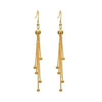 trendy long tassel drop dangle earrings for women gold color korean fashion jewelry brincos pendientes gifts 2021