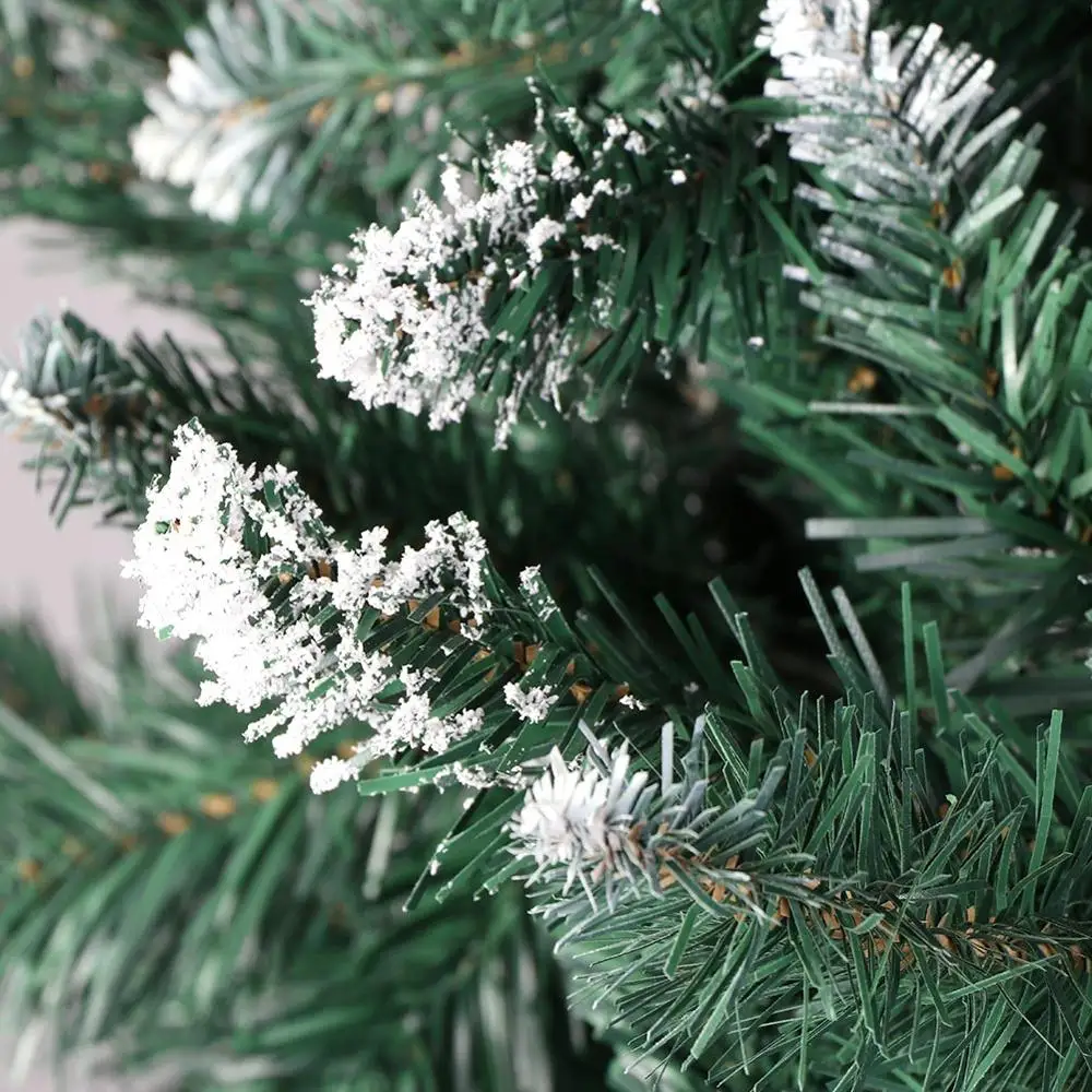 OurWarm 6 футов Флокированная Рождественская елка со снегом поддельная